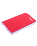 Flexible Pocket Notebook with 200 Writing sheets - Red